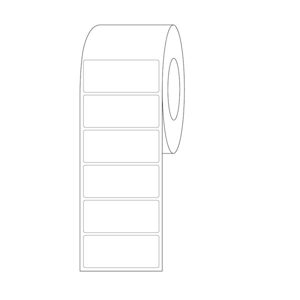 Label, Blank Direct Thermal 1-1/2" x 3-1/2"